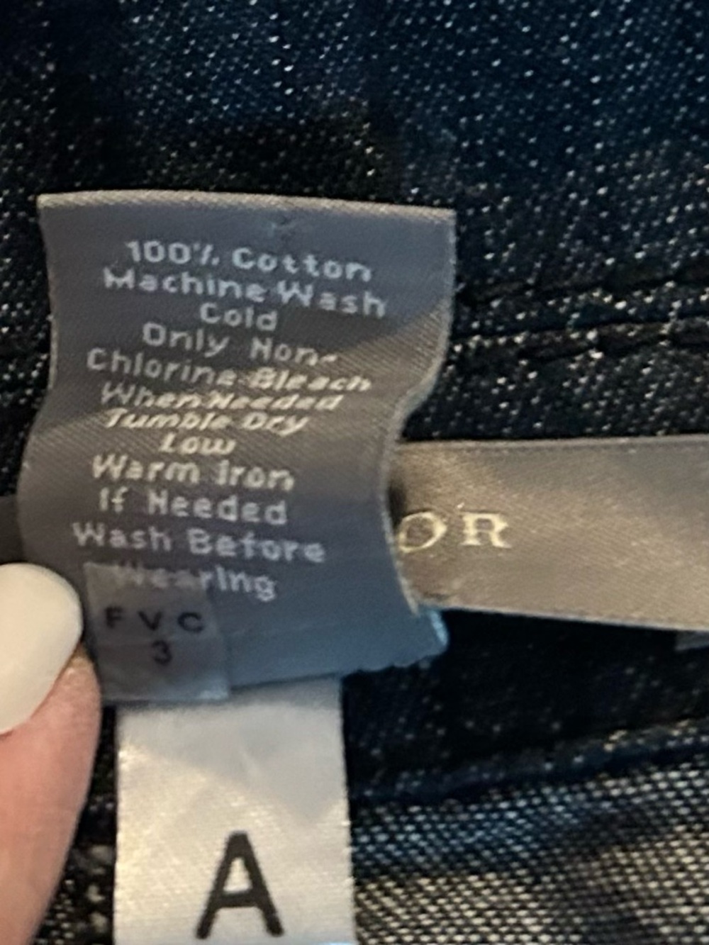 Ann Taylor Dark Denim Button-Front peplum Jacket size 18 - Picture 7 of 10